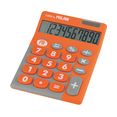 Asztali számológép Milan 150610 Touch, 10 számjegyes, gumírozott test, nagy gombokkal, 5 funkció, napelem + gombelem, narancs színű