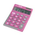 Asztali számológép Milan 150610 Touch, 10 számjegyes, gumírozott test, nagy gombokkal, 5 funkció, napelem + gombelem, rózsa színű